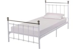 Collection Eversholt Single Bed Frame - White.